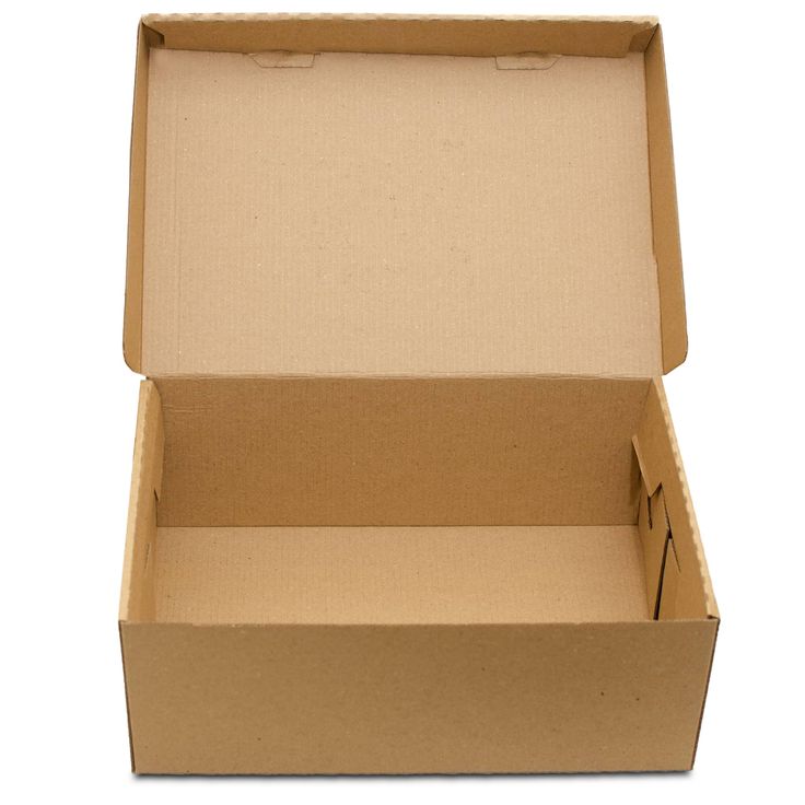 Kraft Clamshell Food Boxes Large 230 × 150 × 80 mm – kraft food boxes, food boxes for cafés & restaurants (photo 2)