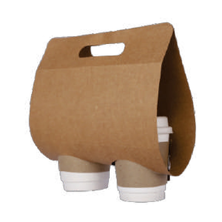 Double Wall White Paper Coffee Cups 12oz (350 ml) – Carton of 500 – paper coffee cups, double wall cups for cafés & restaurants (photo 3)