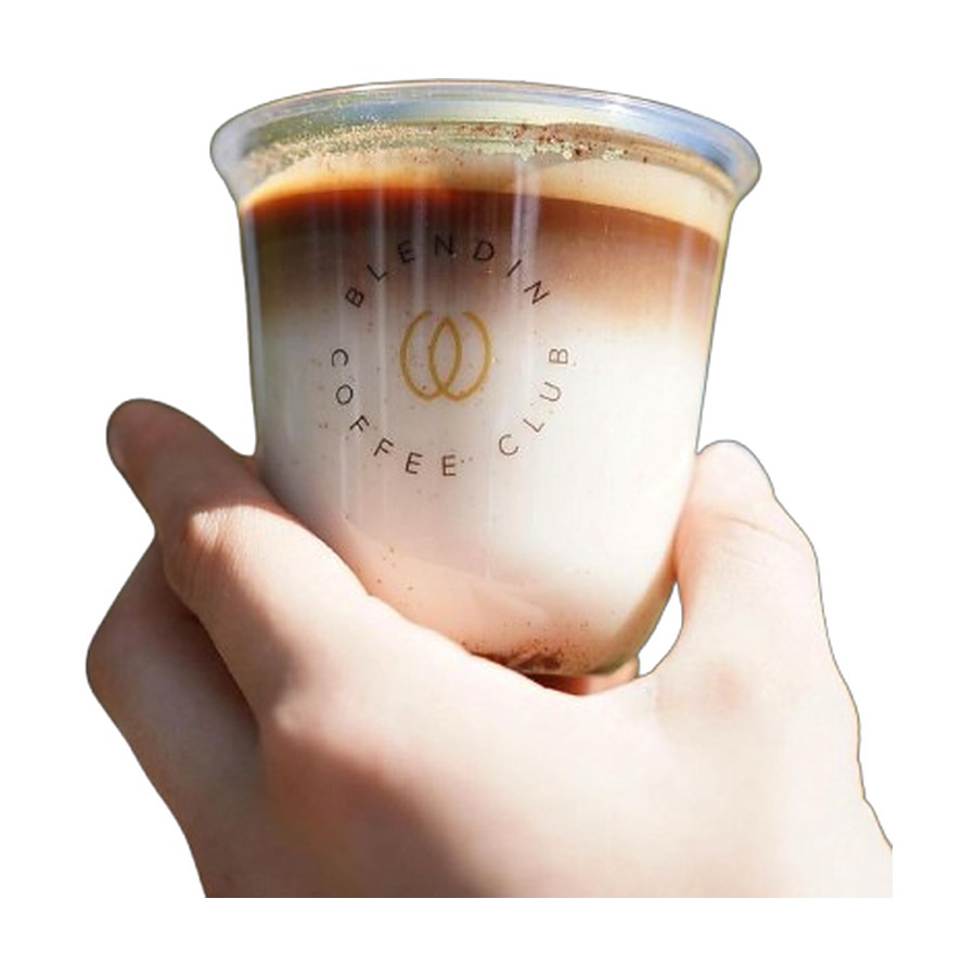 Clear PET Juice Cups 8oz (240 ml) with Flat Lids – Pack of 1000 Sets – flat lids with straw hole, PET cups for cafés & restaurants (photo 3)
