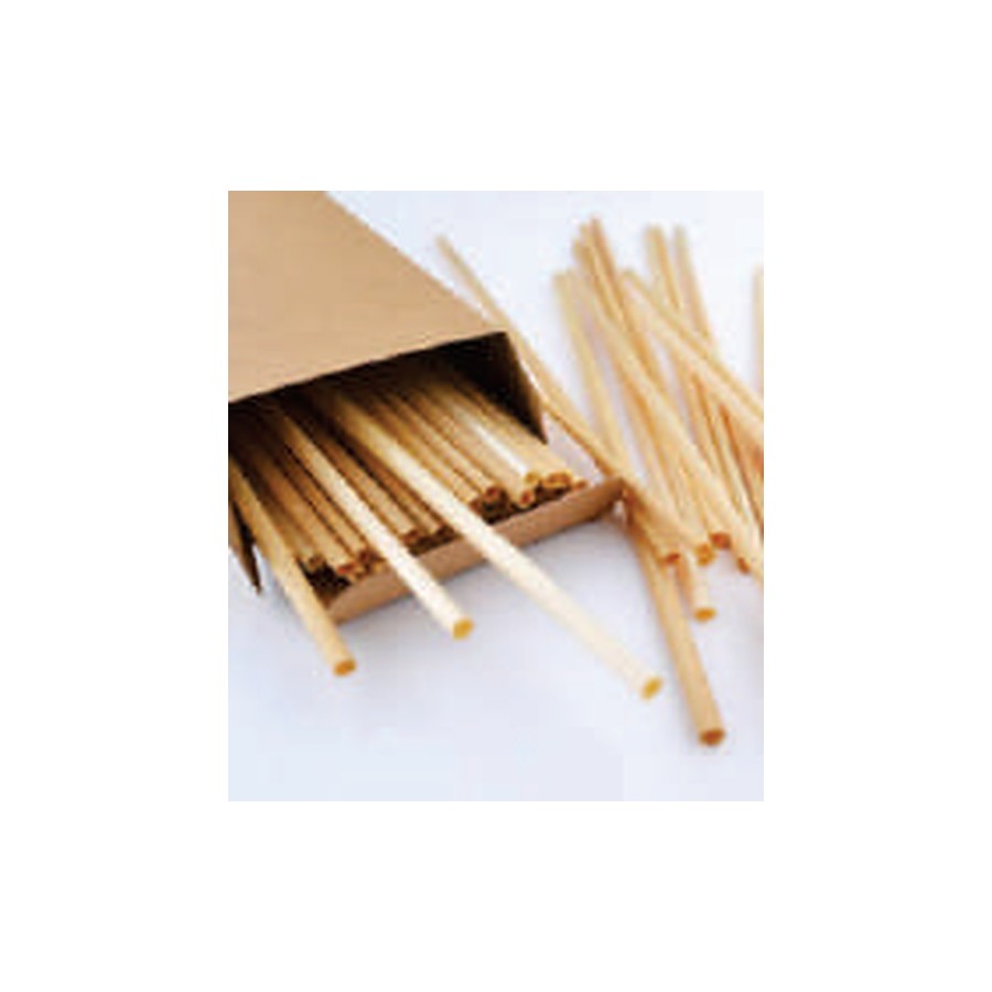 Paper Drinking Straws 6 × 197 mm Individually Wrapped – Carton of 2500 – wrapped paper straws, paper straws for cafés & restaurants (photo 3)
