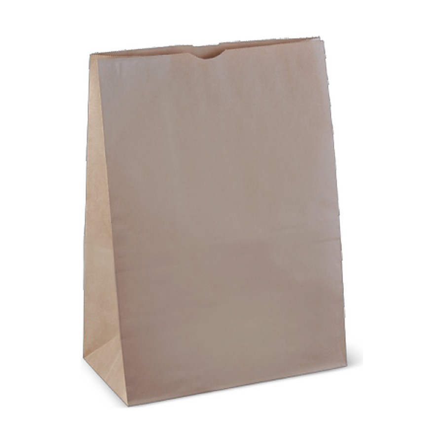 Kraft SOS Takeaway Paper Bags Medium 180 × 110 × 300 mm – Pack of 500 – kraft paper bags, paper bags for cafés & restaurants (photo 4)