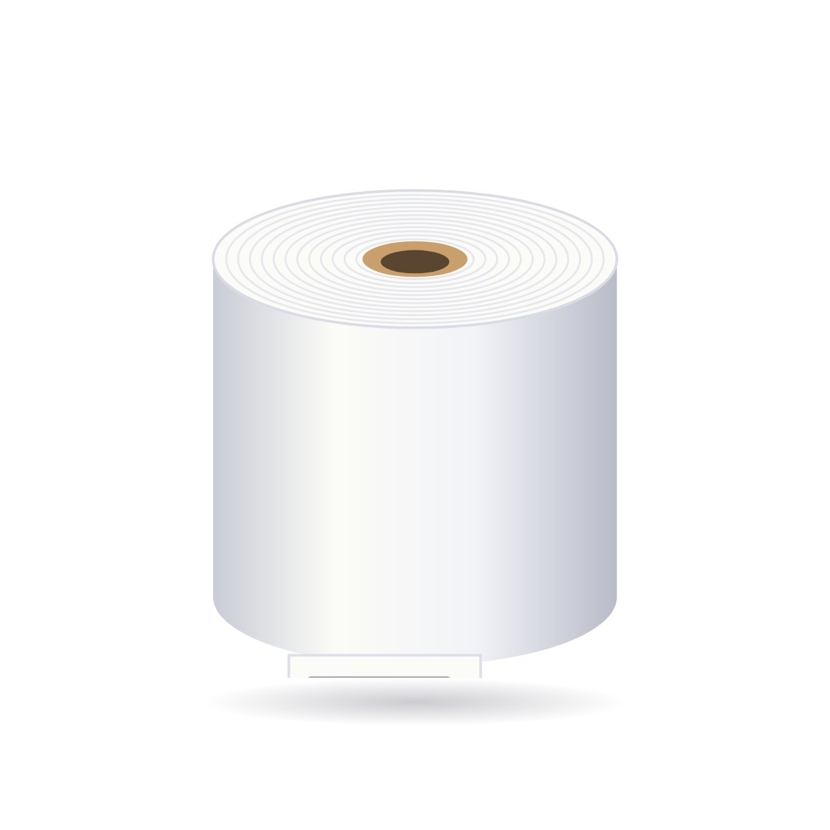 Bond Paper Kitchen Printer Rolls 76 × 76 mm 1-Ply – Box of 50 – kitchen rolls, paper napkins for cafés & restaurants (photo 2)