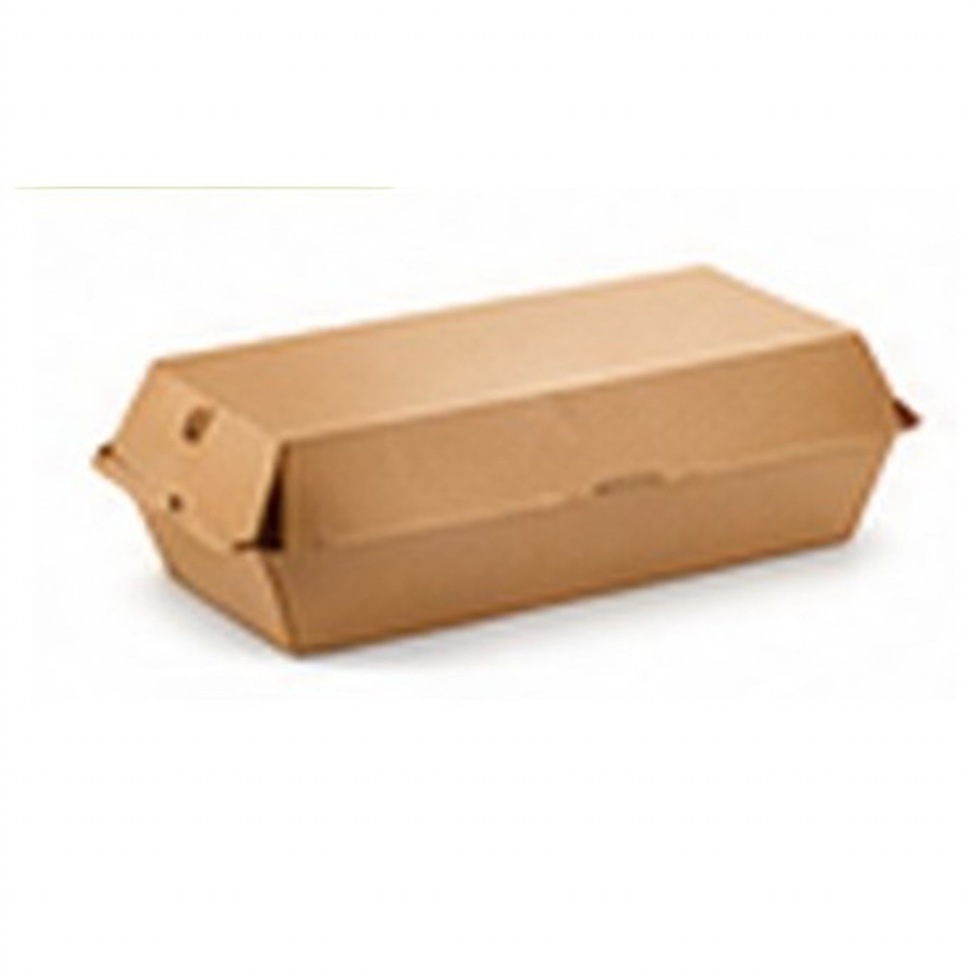 Kraft Clamshell Food Boxes Large 230 × 150 × 80 mm – Carton of 200 – kraft food boxes, food boxes for cafés & restaurants