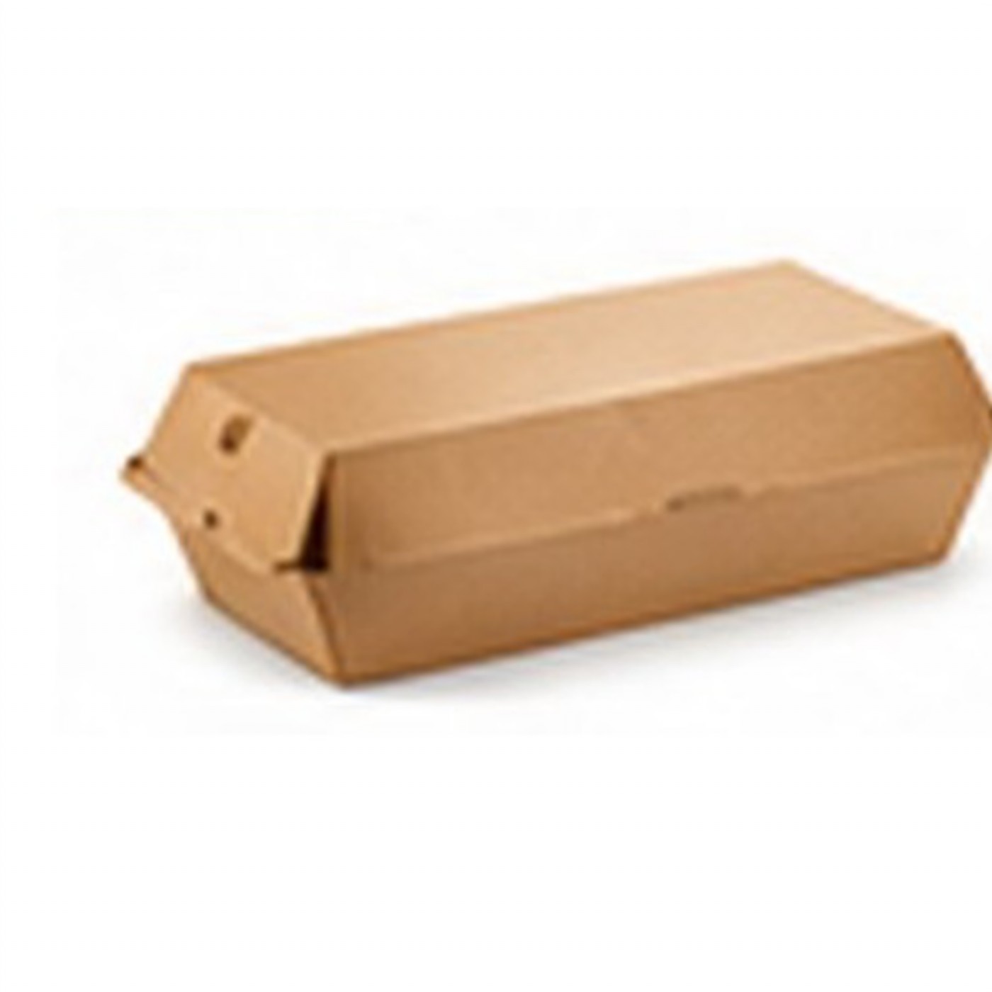 Kraft Clamshell Food Boxes Large 230 × 150 × 80 mm – Carton of 200 – kraft food boxes, food boxes for cafés & restaurants (photo 2)